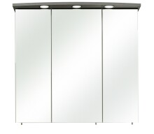 Badmöbel-Set >Quickset 916< in Sangallo Grau quer - 142x200x45cm (BxHxT)
