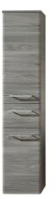 Badmöbel-Set >Quickset 916< in Sangallo Grau quer - 112x200x45cm (BxHxT)