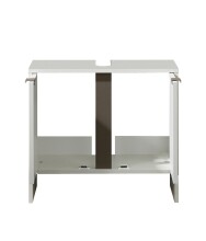 Badmöbel-Set >Quickset 337< in Weiß Perl - 60,6x200x28,4cm (BxHxT)