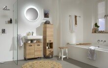 Badmöbel-Set >Quickset 353< in Riviera Eiche quer Nachbildung