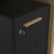 Schreibtisch >Oxford< in Hamilton Eiche/schwarz - 131x76x50 (BxHxT)