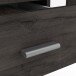 Schreibtisch >Monaco 2< in schwarz aus Holzwerkstoff - 135x74x58cm (BxHxT)
