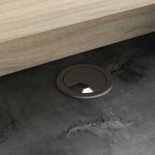 Schreibtisch >Malicia< in Kronberg Eiche/sidewalk - 122x120x58 (BxHxT)