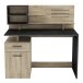 Schreibtisch >Malicia< in Kronberg Eiche/sidewalk - 122x120x58 (BxHxT)