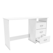 Schreibtisch >Aristote< in Kronber Eiche/weiss - 123x77x50 (BxHxT)
