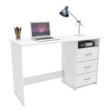 Schreibtisch >Aristote< in Kronber Eiche/weiss - 123x77x50 (BxHxT)