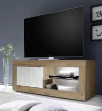 TV-Board >Belinda< in Mercure Holzstruktur / Weiss...