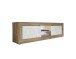 TV-Board >Belinda< in Mercure Holzstruktur / Weiss - 181x56x43cm (BxHxT)