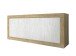 Sideboard >Belinda< in Eiche Cadiz / Weiss - 207x86x43cm (BxHxT)