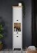 Hochschrank >Landside< in Lichtgrau Melamin - 46x191x33 (BxHxT)