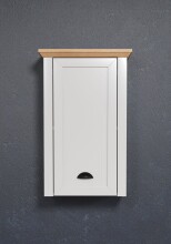 Wandhängeschrank >Landside< in Lichtgrau Melamin - 46x73x24 (BxHxT)