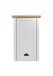 Wandhängeschrank >Landside< in Lichtgrau Melamin - 46x73x24 (BxHxT)