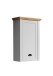 Wandhängeschrank >Landside< in Lichtgrau Melamin - 46x73x24 (BxHxT)