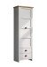 Garderobenschrank >Landside< in Lichtgrau Melamin - 65x201x41 (BxHxT)
