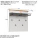 Garderoben-Set >Landside< in Lichtgrau Melamin - 267x201x41 (BxHxT)