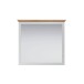 Badspiegel >Landside< in Lichtgrau Melamin - 91x82x4 (BxHxT)
