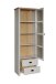 Vitrine >Landside< in Lichtgrau Melamin - 65x201x41 (BxHxT)