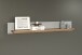Wandboard >Landside< in Lichtgrau Melamin - 153x22x22 (BxHxT)