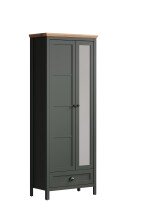 Garderobenschrank >Stanton< in Tannengrün /...