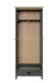 Garderobenschrank >Stanton< in Tannengrün / Eiche - 77x198x39cm (BxHxT)