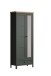 Garderobenschrank >Stanton< in Tannengrün / Eiche - 77x198x39cm (BxHxT)