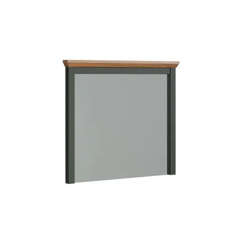 Badspiegel >Stanton< in Tannengrün / Eiche - 77x68x6cm (BxHxT)