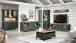TV-Schrank >Stanton< in Tannengrün / Eiche - 184x64x45cm (BxHxT)