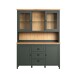 Buffet >Stanton< in Tannengrün / Eiche - 146x198x45cm (BxHxT)