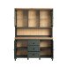 Buffet >Stanton< in Tannengrün / Eiche - 146x198x45cm (BxHxT)