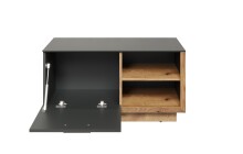 Bank >Synnax< in Anthrazit Melamin/Coast Evoke Eiche Nachbildung