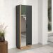 Garderobenschrank >Synnax< in Anthrazit Melamin/Coast Evoke Eiche Nachbildung