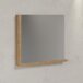 Garderobenspiegel >Synnax< in Coast Evoke Eiche - 80x72x12cm (BxHxT)