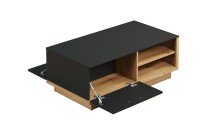 Couchtisch >Synnax< in Anthrazit Melamin/Coast Evoke Eiche Nachbildung