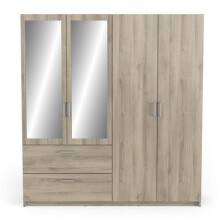 Kleiderschrank >Ready2< in Eiche aus Holzwerkstoff...