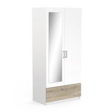 Kleiderschrank >Ready2< in Eiche/weiss aus...