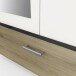 Kleiderschrank >Ready2< in Eiche/weiss aus Holzwerkstoff - 89x192x51cm (BxHxT)