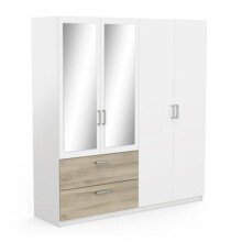 Kleiderschrank >Ready2< in Eiche/weiss aus...