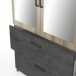 Kleiderschrank >Ready2< in Eiche aus Holzwerkstoff - 178x192x51cm (BxHxT)