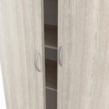 Kleiderschrank >Multifonct< in Shannon Eiche - 80x170x41 (BxHxT)