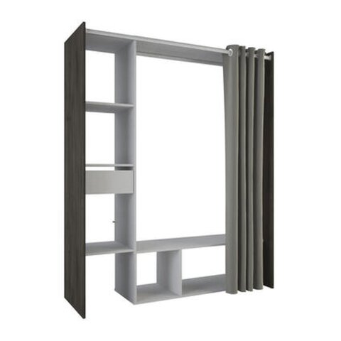 Schrank-Set >Montana< in Waterford Eiche/Leinen - 150x183x50 (BxHxT)