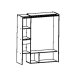 Schrank-Set >Montana< in Waterford Eiche/Leinen - 150x183x50 (BxHxT)