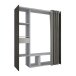 Schrank-Set >Montana< in Waterford Eiche/Leinen - 150x183x50 (BxHxT)