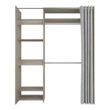 Schrank-Set >Odeon< in Shannon Eiche aus Holzwerkstoff - 111x209x50cm (BxHxT)