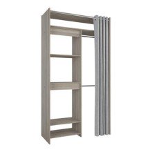 Schrank-Set >Odeon< in Shannon Eiche aus Holzwerkstoff - 111x209x50cm (BxHxT)