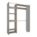 Schrank-Set >Odeon< in Shannon Eiche aus Holzwerkstoff - 111x209x50cm (BxHxT)