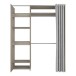 Schrank-Set >Odeon< in Shannon Eiche aus Holzwerkstoff - 111x209x50cm (BxHxT)