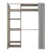 Schrank-Set >Odeon< in Shannon Eiche aus Holzwerkstoff - 111x209x50cm (BxHxT)
