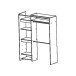 Schrank-Set >Odeon< in Shannon Eiche aus Holzwerkstoff - 111x209x50cm (BxHxT)