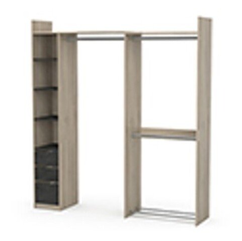 Eckschrank >Swing< in Kronberg Eiche/sidewalk - 200x218x44 (BxHxT)