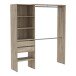 Kleiderschrank >Lima< in Kronberg Eiche aus Holzwerkstoff - 185x205x44cm (BxHxT)